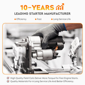AEagle starter label and part numbers showing compatibility and cross-reference benefit