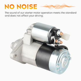 AEagle starter mounted on engine demonstrating correct fit and easy replacement