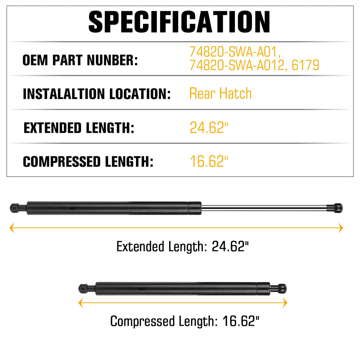 Aeagle close-up of treated piston rod highlighting corrosion resistance and smooth action