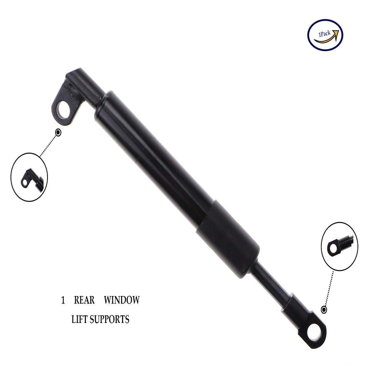 Aeagle tailgate assist installation hardware laid out for easy DIY fitment and no drilling