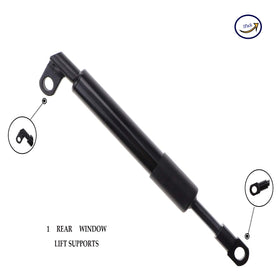 Aeagle tailgate assist installation hardware laid out for easy DIY fitment and no drilling