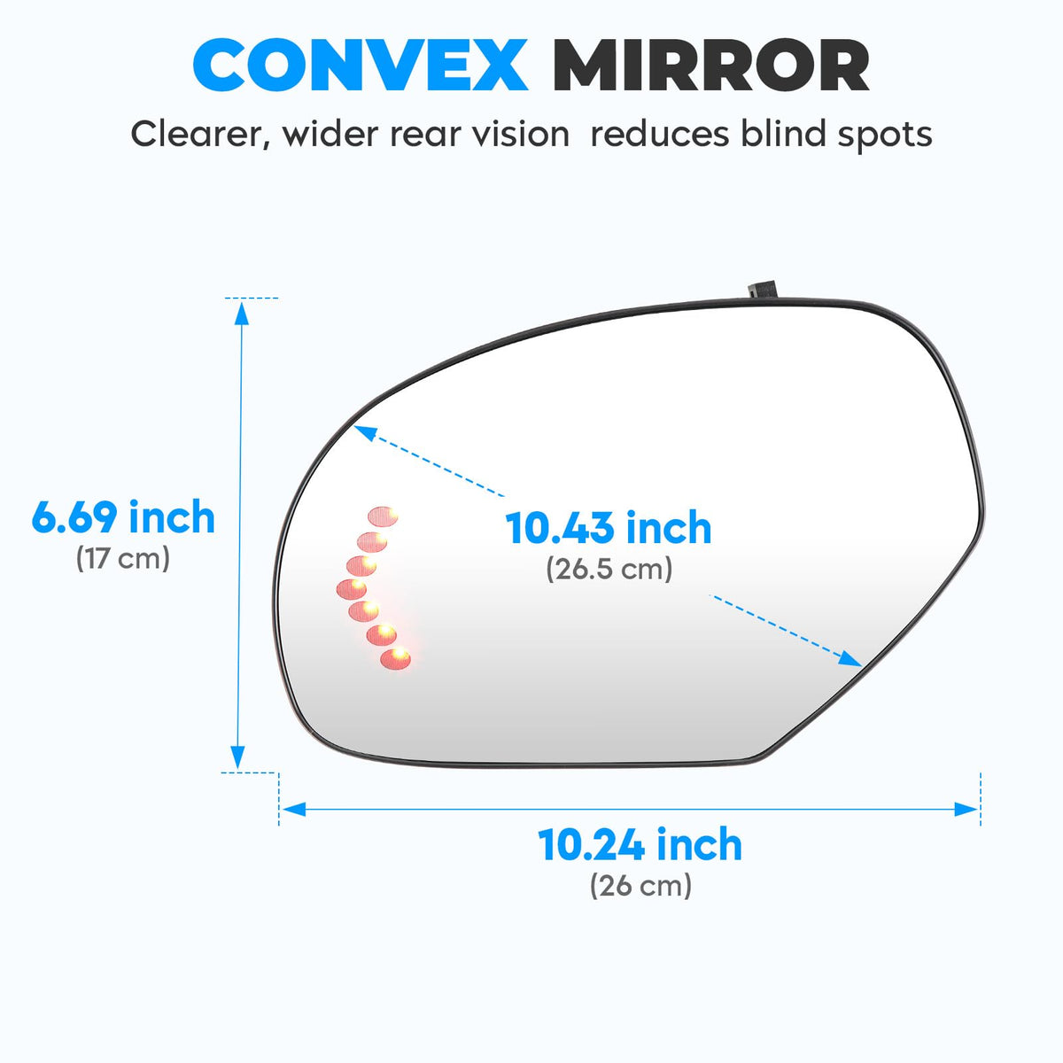 Aeagle reflective surface detail showing clear visibility benefit