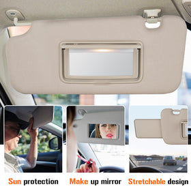 Aeagle visor light and socket detail showing electrical fit and easy illumination