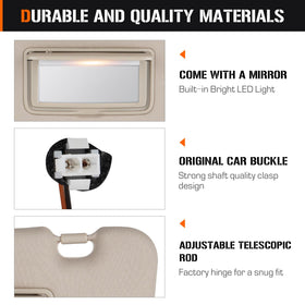 Aeagle visor stretch panel closeup demonstrating extended shade range and usability