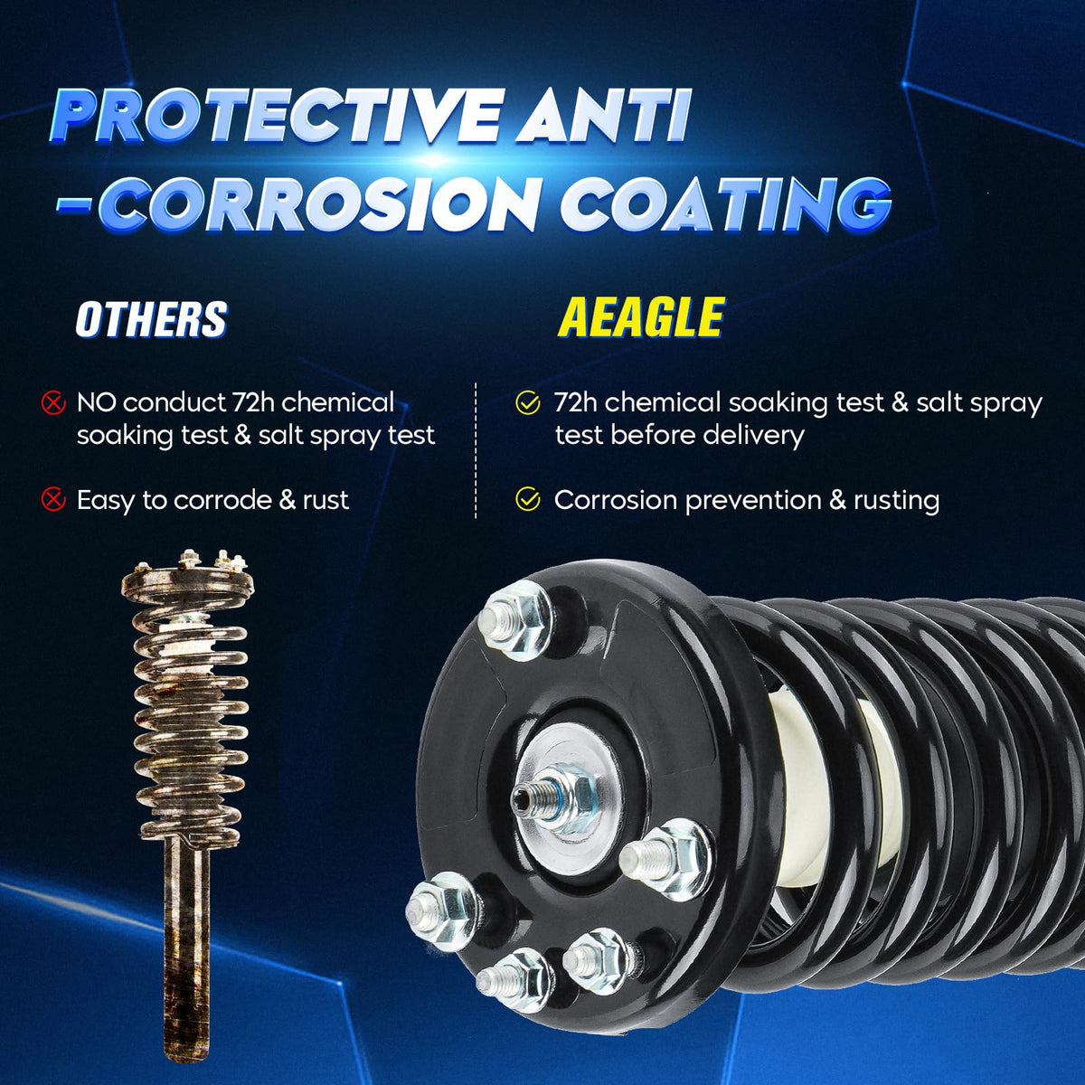 Aeagle weld and tube structure closeup highlighting robust construction for long-lasting strength
