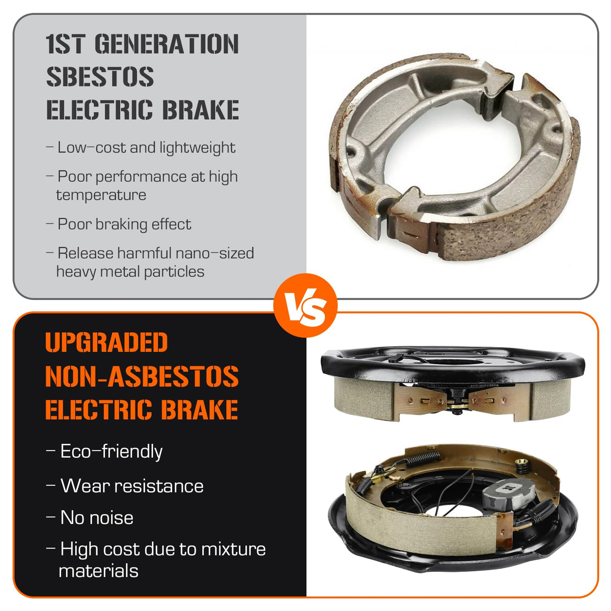 AEagle brake magnet and wiring detail ensuring reliable electrical engagement