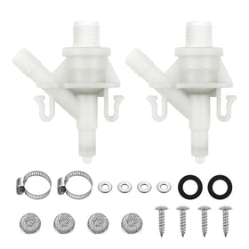 Aecsze front packaging showing two-valve replacement kit and included hardware for quick repairs