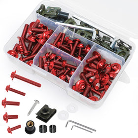 AEEAST front packaging showing red fairing bolt kit for quick identification and inventory