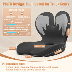 AEGIS CAR SEAT COVER lumbar close-up supporting lower back comfort