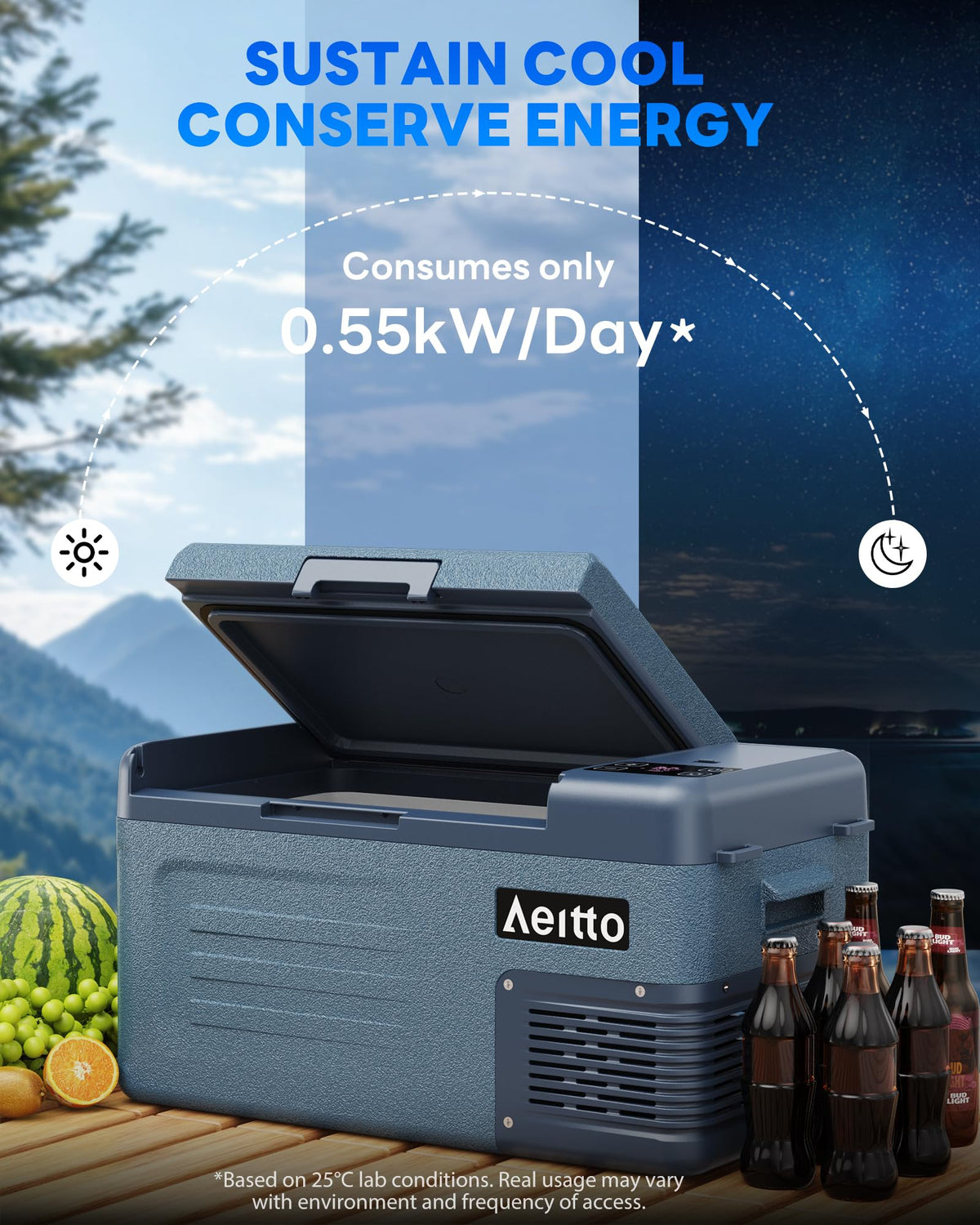 Aeitto compressor vents closeup showing cooling system and efficient performance