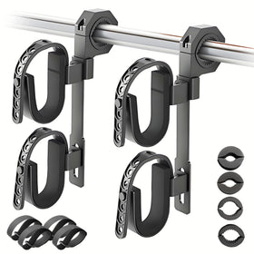 Aeloifft front-mounted gun rack on roll bar showing secure storage benefit
