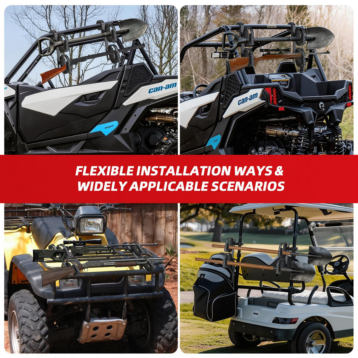 Aeloifft lifestyle shot on hunting trail highlighting secure gear transport