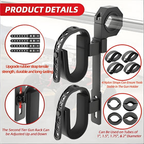 Aeloifft nylon strap securing rifle tightly to prevent movement