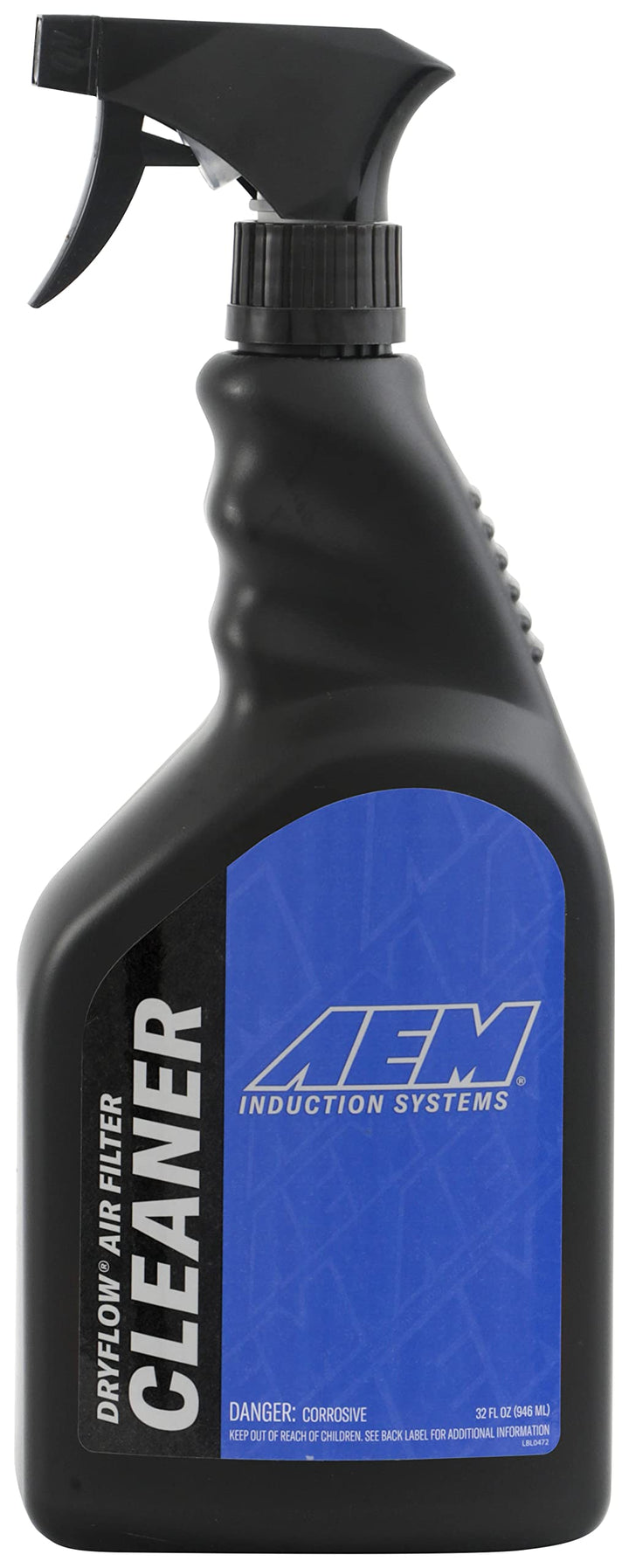 AEM 1-1000 front bottle view showing label and 32 oz size, clear product benefit