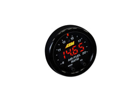 AEM 30-0334 front gauge face visible with clear AFR readout for quick monitoring