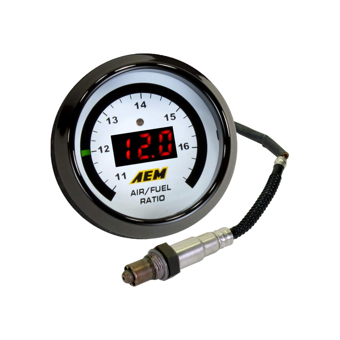 AEM LED needle color change illustrating instant AFR visual cues