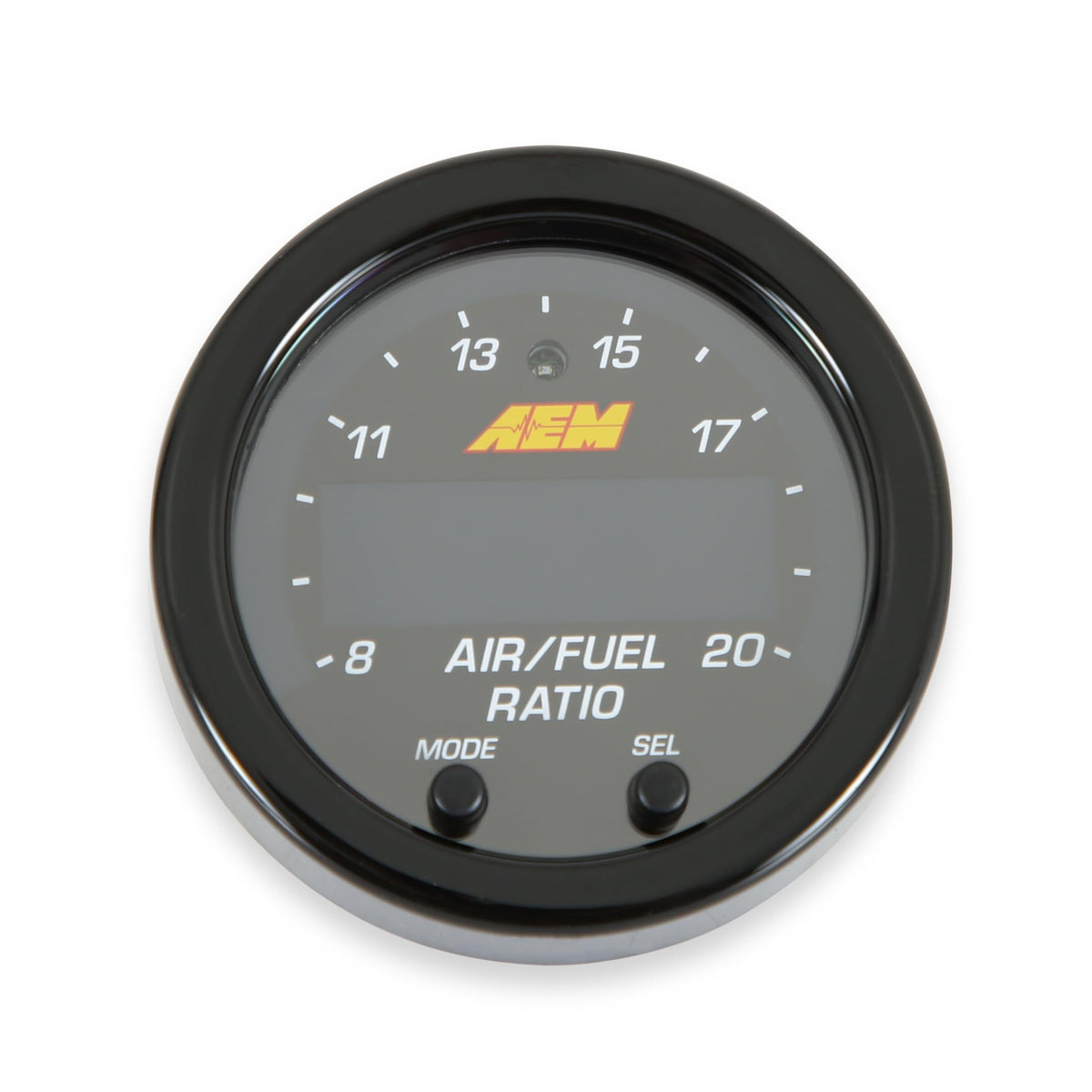 AEM front faceplate showing clear AFR readout and easy visibility