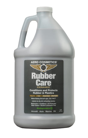 Aero Cosmetics gallon container front view showing product branding and finish benefit