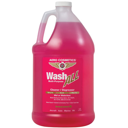 Aero Cosmetics front spray bottle showing label and user-friendly nozzle for quick cleaning