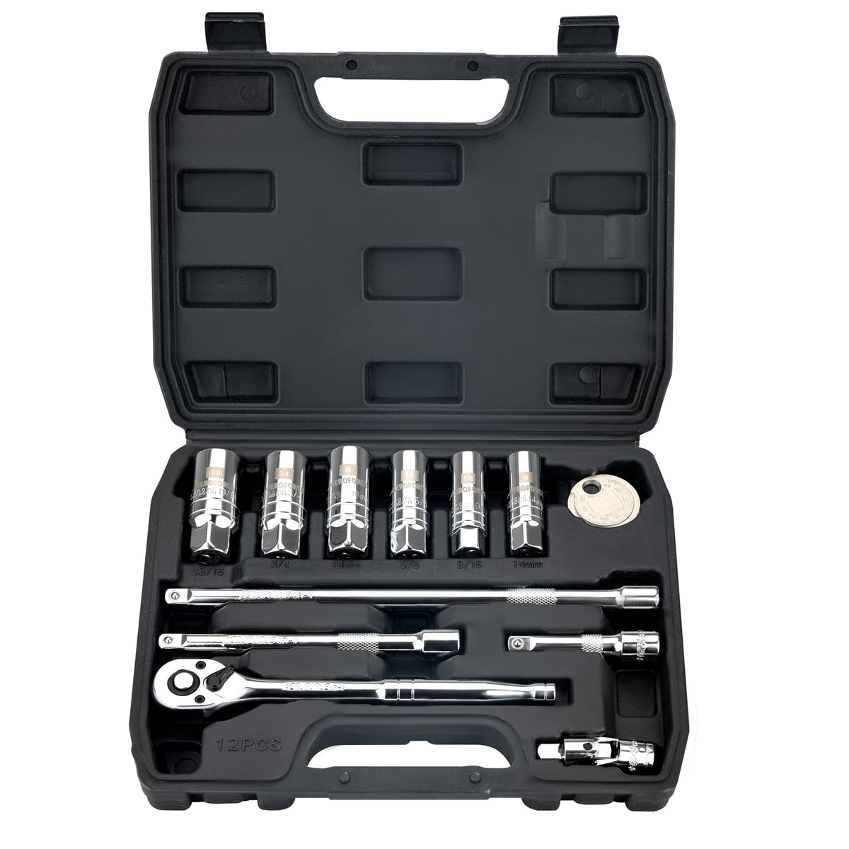 AEROFORCE front packaging showing complete 12-piece set and case benefit