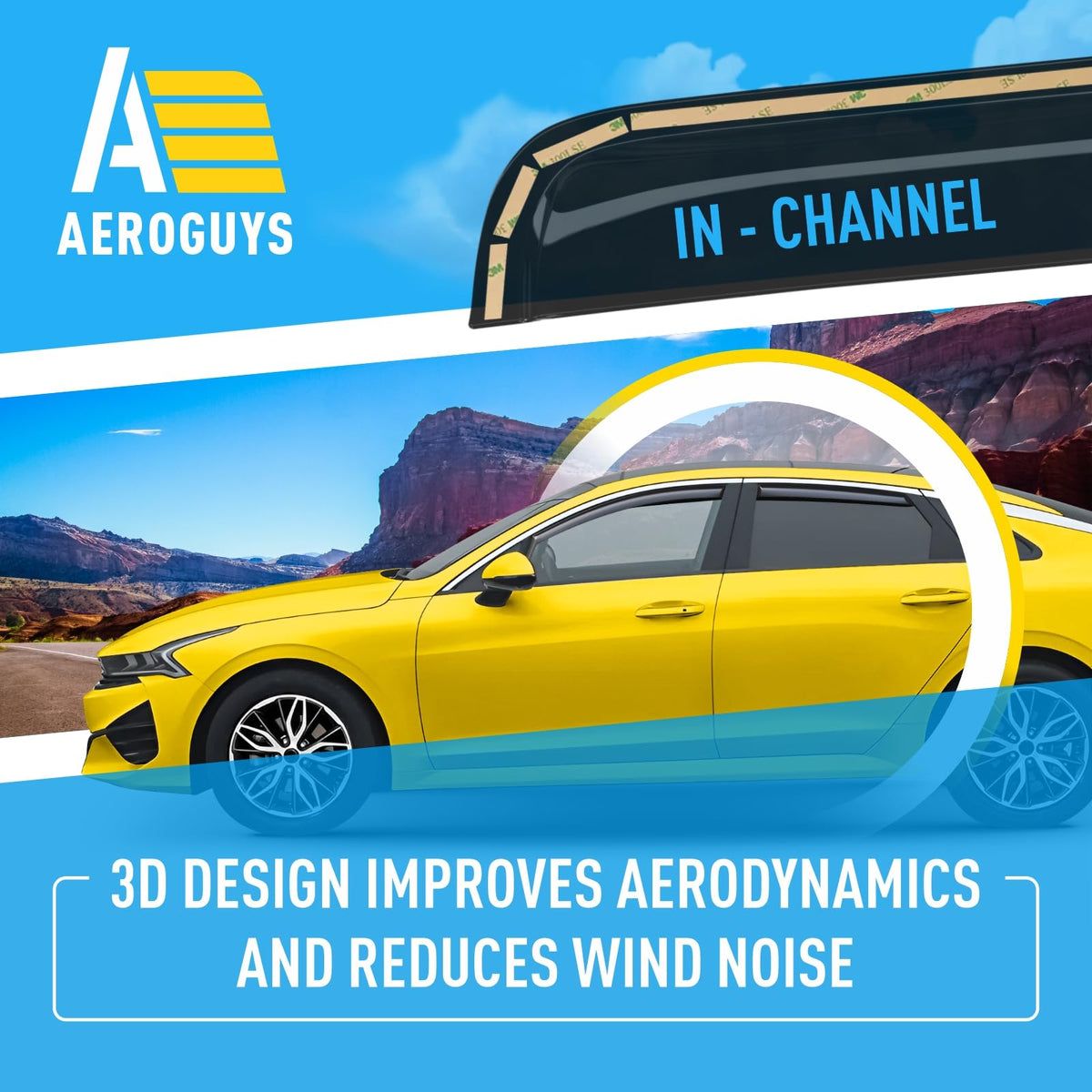 AEROGUYS visor close-up polycarbonate finish showing scratch resistance