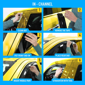 AEROGUYS visor next to hand showing scale and easy handling benefit