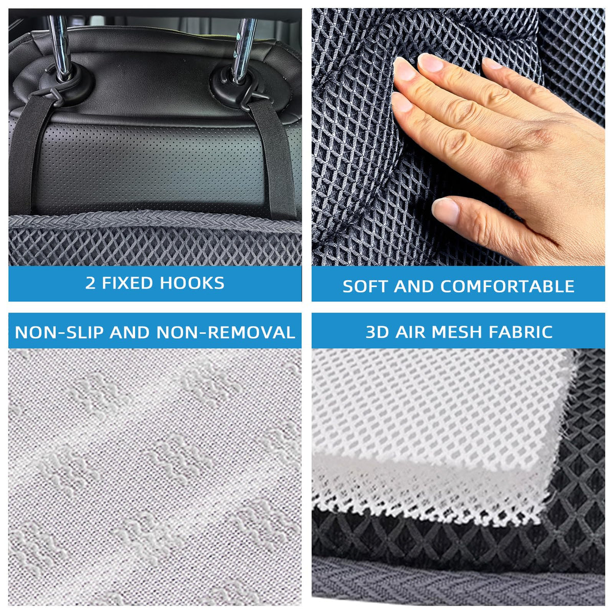 AEROiVi detailed mesh texture highlighting large pores for increased airflow and reduced heat