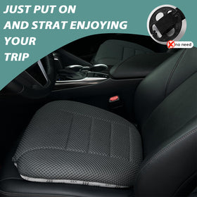 AEROiVi pad covering seat protecting upholstery and hiding blemishes
