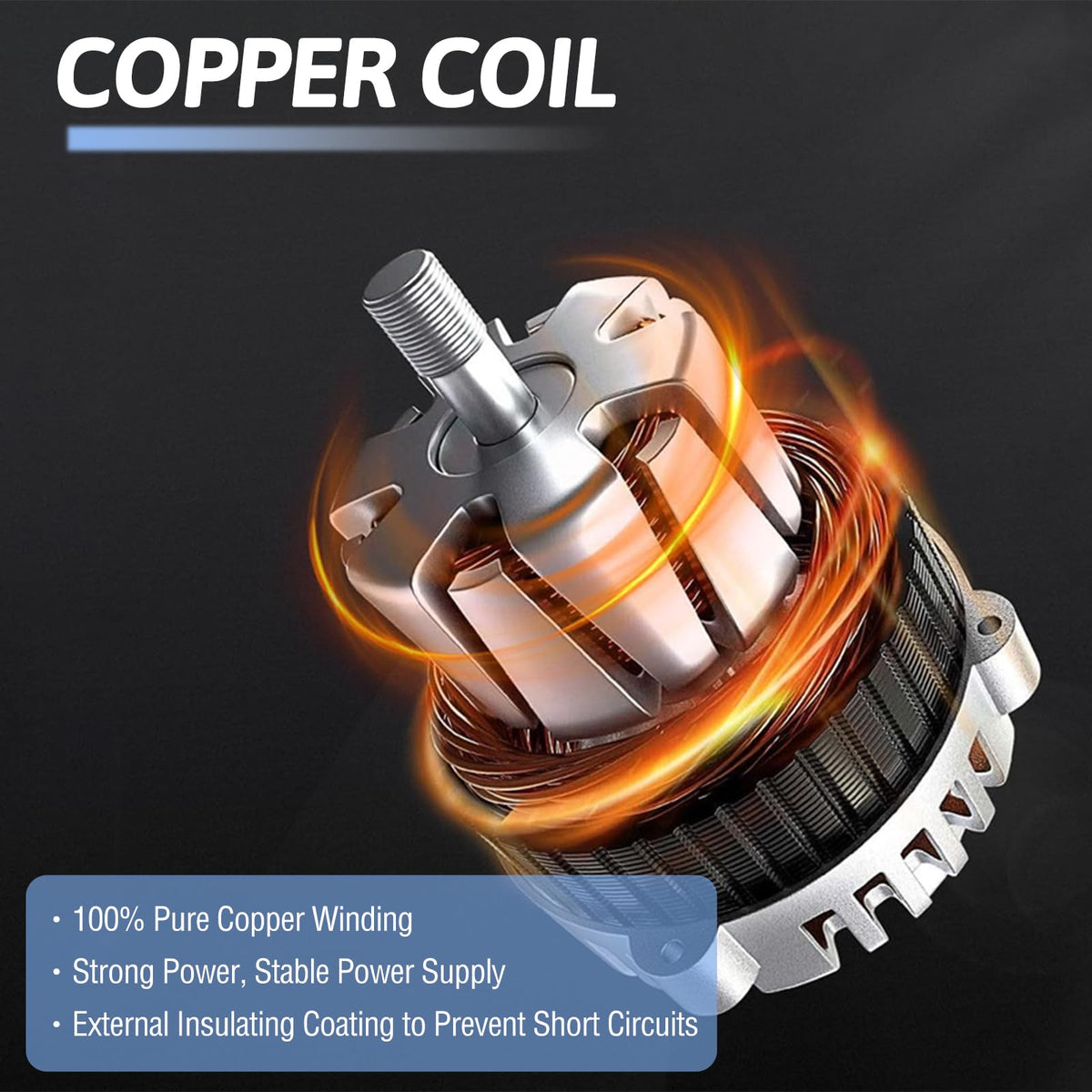 AETUANFLY alternator in hand illustrating compact size and easy handling