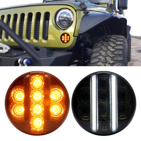 Aexploer front assembly smoked lens showing modern styling and improved visibility