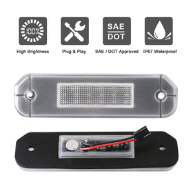 Aexploer night illumination demo highlighting brighter plate visibility and safety