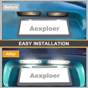 Aexploer wiring connector detail illustrating plug-and-play fit with factory harness