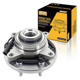 AFA Motors front hub assembly overview showing complete unit and fitment benefit