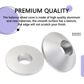 AFEISOL cone smooth edge close-up to protect wheel finish while working
