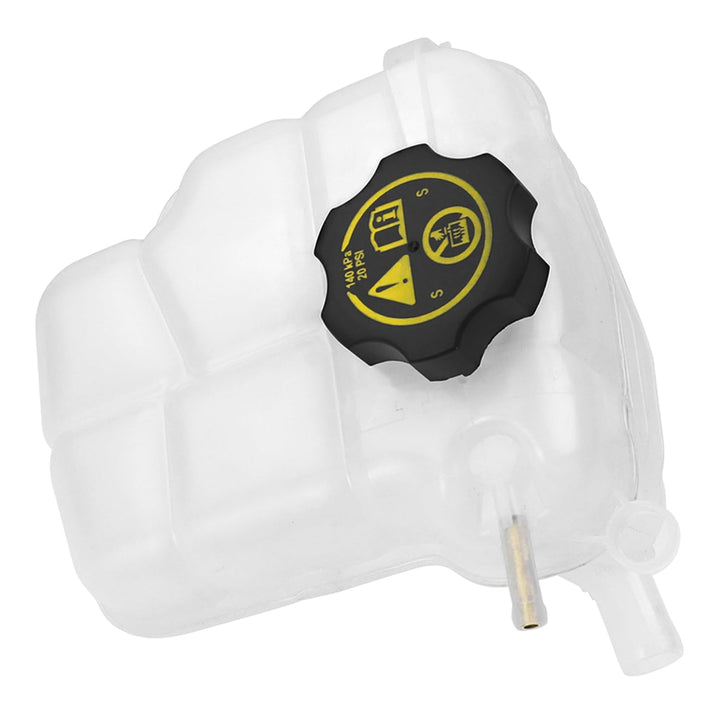 AFEISOL front view coolant reservoir showing overall fit and shape for easy replacement