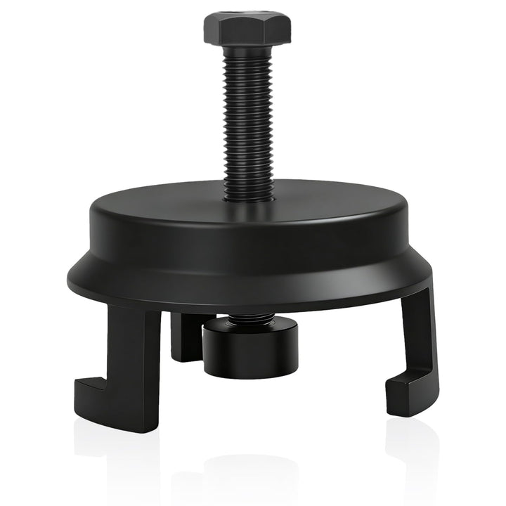 AFEISOL puller front view showing clamp and center screw, fast safe removal