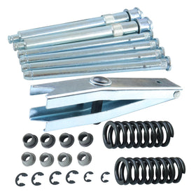 AFEISOL garage repair scene with kit in hand illustrating DIY door hinge replacement