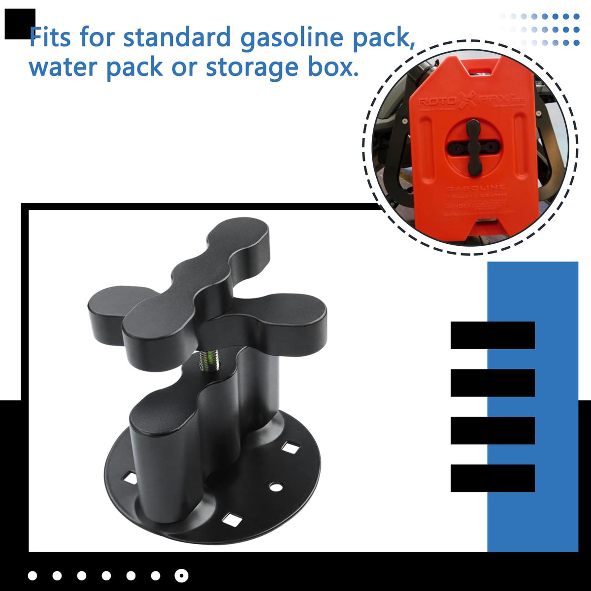 AFEISOL mount T-handle closeup illustrating ergonomic tightening leverage