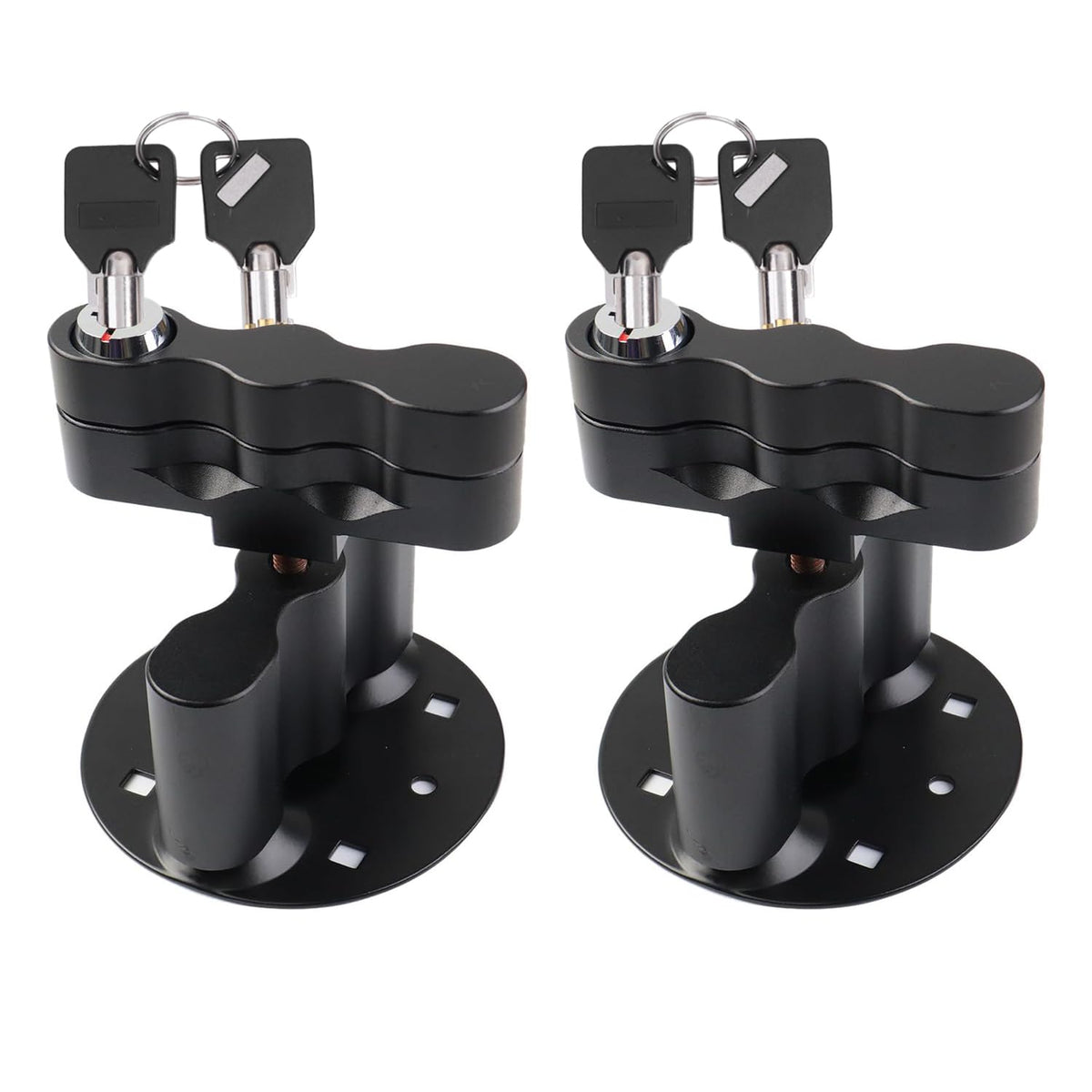 AFEISOL front view of RX-LOX-PM pack mount showing compact secure design benefit