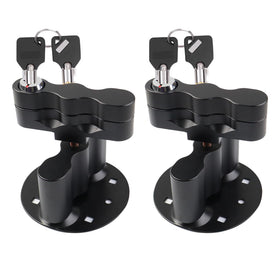 AFEISOL front view of RX-LOX-PM pack mount showing compact secure design benefit