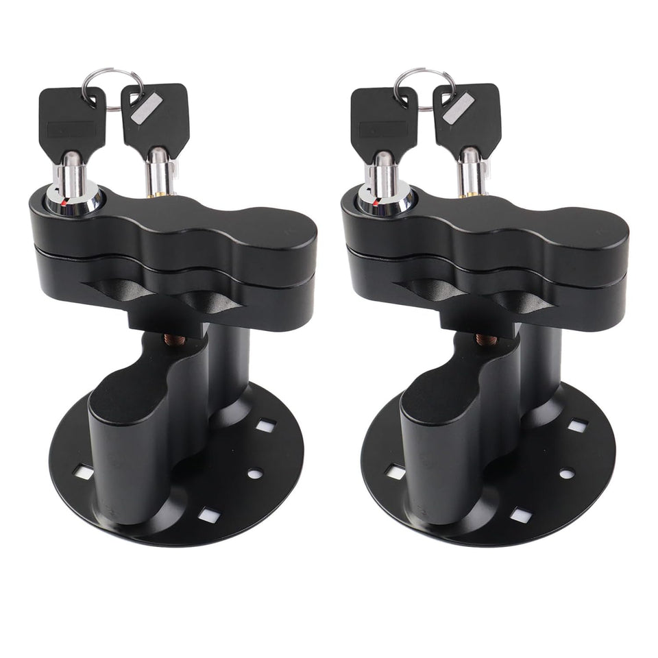 AFEISOL front view of RX-LOX-PM pack mount showing compact secure design benefit