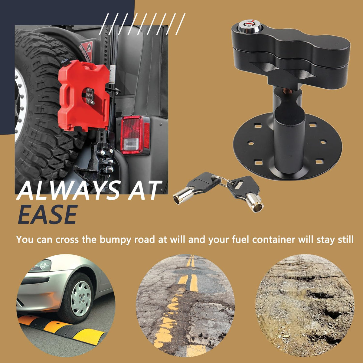 AFEISOL mount on adventure bike showing practical on-road use