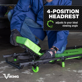 AFF Viking adjustable headrest at 45 degrees for ergonomic support