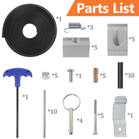 Affectnianly 10819 kit components laid out for quick identification benefit