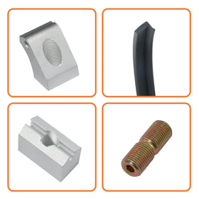 Affectnianly machined surface texture of parts indicating wear resistance