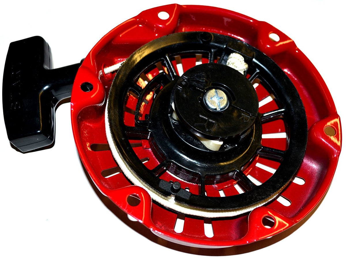 Affordstore GX100 recoil starter in use showing smooth pull and return benefit