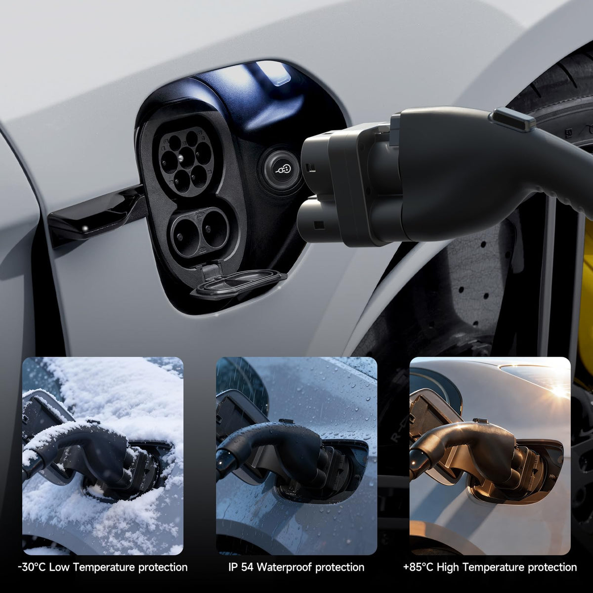 AFYEEV temperature sensor detail highlighting safety cut-off to prevent overheating
