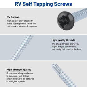 AFZZ thread profile of self-tapping screw cutting threads, fast secure joins