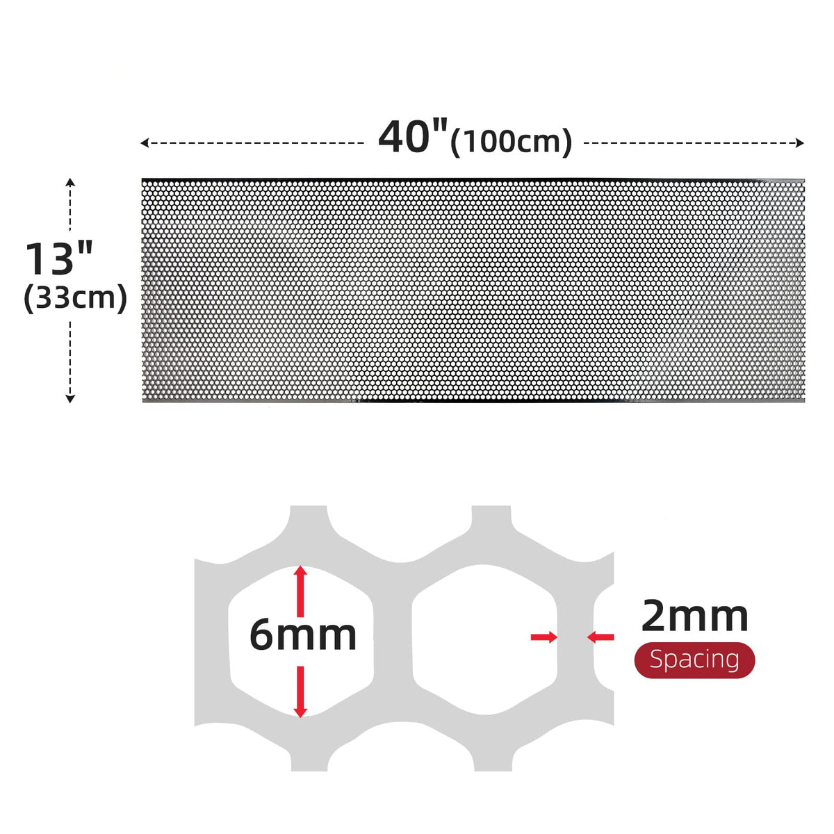 AggAuto hands cutting mesh demonstrating easy DIY shaping and fitment benefit