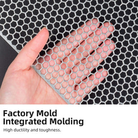 AggAuto edge detail showing 1mm thickness and easy-cut aluminum advantage